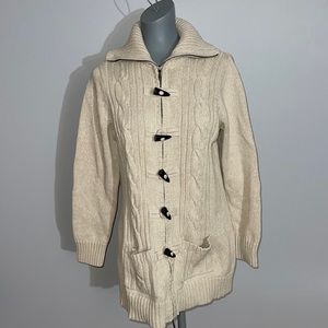 Vintage Northern Reflections Toggle Zipper Cardigan